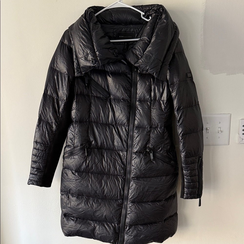 BCBGMax Azria Black Puffer Jacket Coat Size M